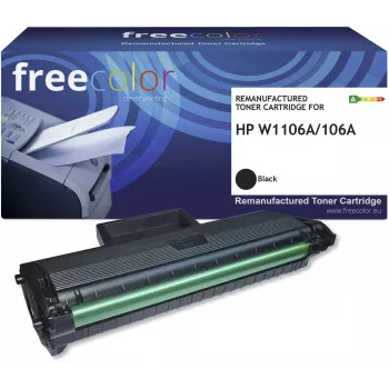 freecolor Toner HP 106A W1106A Black Remanufactured Compatible (K18882F7)