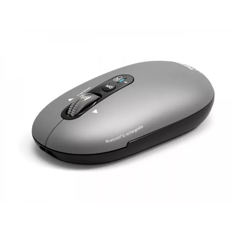 PORT Designs PORT Connect Professional PURE bezvadu uzlādējama pele - optiskā - 4 pogas - 2,4 GHz, Bluetooth - USB uztvērējs - melna