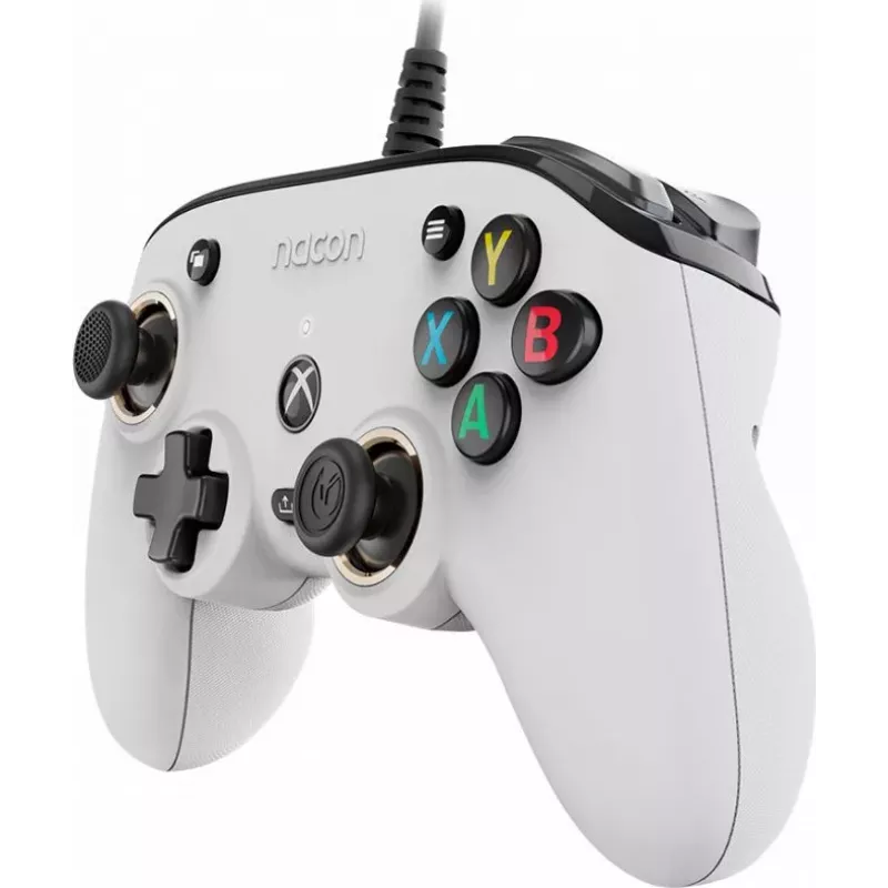 Nacon Compact Pro vadu kontrolieris Xbox Series X|S, Xbox One un PC - balts