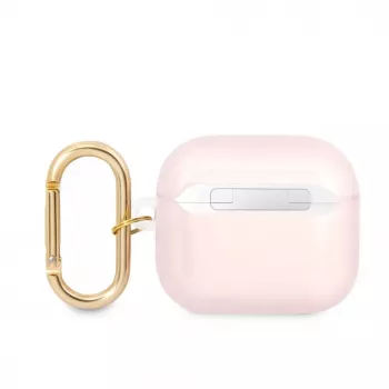 Guess GUA3HHTSP Strap Collection Silikona Maciņš AirPods 3 - Rozā
