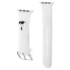 Karl Lagerfeld 3D Rubber Karl Head Apple Watch Strap 38/40/41mm White