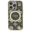 Guess GUHMP16LH4PYEEW Hardcase Apple iPhone 16 Pro 6.3 inch Brūns Peony On 4G Background MagSafe