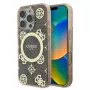 Guess GUHMP16LH4PYEEW Hardcase Apple iPhone 16 Pro 6.3 inch Brūns Peony On 4G Background MagSafe