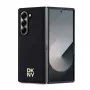 DKNY DKHMZFD6PSHRPSK Repeat Pattern Stack Logo Maciņš Samsung Galaxy Z Fold6 - Melns