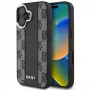 DKNY DKHMP16SPCPVSLK iPhone 16/16.1 cietais vāciņš ar rūtainu rakstu MagSafe melns