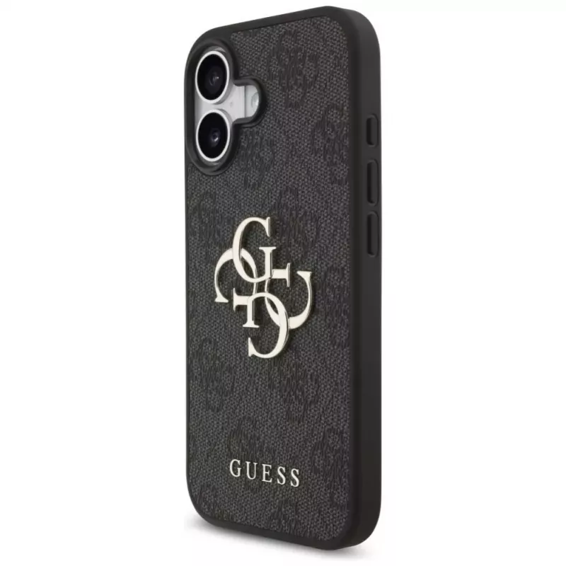 Guess 4G Big Logo Maciņš iPhone 17 - Melns