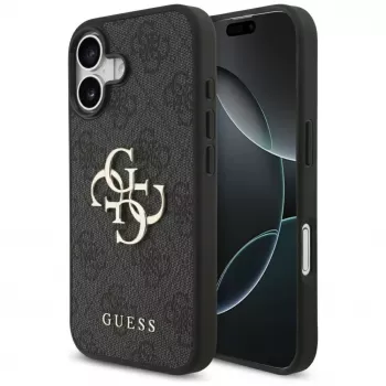 Guess 4G Big Logo Maciņš iPhone 17 - Melns
