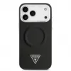 Guess Triangle Logo MagSafe Macītis iPhone 17 Pro Max (Melns)