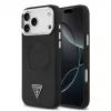 Guess Triangle Logo MagSafe Macītis iPhone 17 Pro Max (Melns)