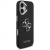 Guess Grained Big 4G Classic Logo Maciņš iPhone 17, Melns