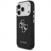 Guess Grained Big 4G Classic Logo Maciņš Apple iPhone 17 Pro, Melns