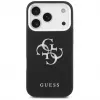 Guess Grained Big 4G Classic Logo Maciņš Apple iPhone 17 Pro, Melns