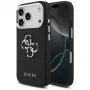 Guess Grained Big 4G Classic Logo Maciņš Apple iPhone 17 Pro, Melns