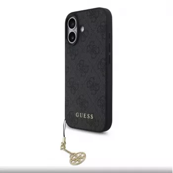 Guess 4G Charms Collection MacSafe Macītis iPhone 17 (Melns)