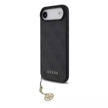 Guess 4G Charms Collection MagSafe Maciņš iPhone 14 Pro - Melns