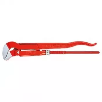 KNIPEX Regulējama cauruļu uzgriežņu atslēga Type S 0.5 - 10 collas (250 mm) - Hroma vanādija elektrotērauds - Sarkana pulverkrāsota