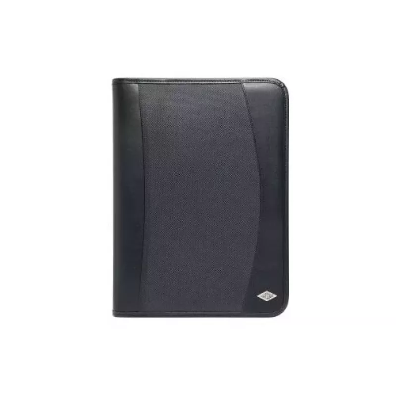 WEDO Organizer ELEGANCE - Rāvējslēdzēja maciņš planšetdatoram - Mākslīgā āda, teksturēts neilons - Melns - 10.5