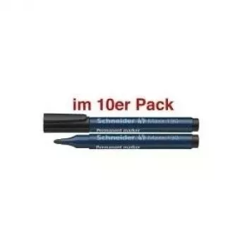 Schneider Maxx 130 Permanentais marķieris melns 1.0 - 3.0 mm, 10 iepakojumā