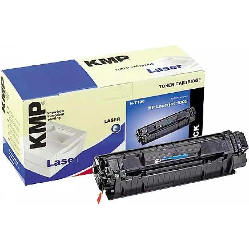 KMP H-T100 saderīga tonera kasetne melna 80g (alternatīva HP 35A) HP LaserJet P1005, P1006