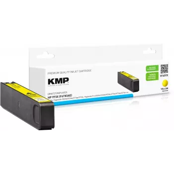 KMP H165YX saderīga pigmenta tintes kasetne dzeltena augstas ražības XL HP PageWide Pro 450 sērijai