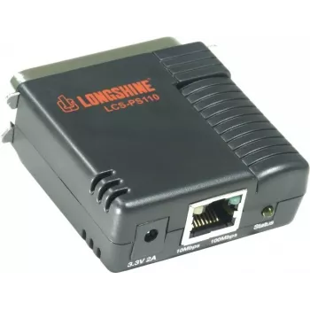Longshine LCS-PS110-A Drukas serveris 10/100 Mbps 1x Paralēlais ports