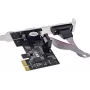 Longshine LCS-6321M PCI Express x1 2-Portu RS232 Seriālā I/O Karte ar Zema Profila Kronšteinu