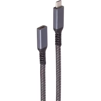 ShiverPeaks BS14-74006 USB 3.2 Gen 2 USB-C to USB-C kabelis 1,5 m Melns/Balts
