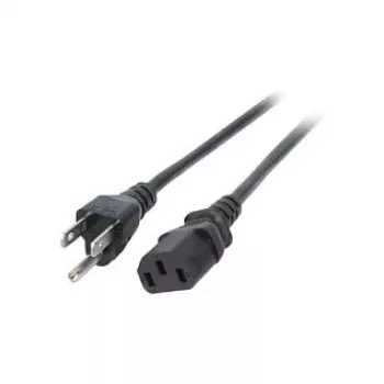EFB ACCS Strāvas vads USA/NEMA-C13 Melns 1.8m 3SJT AWG14x3C