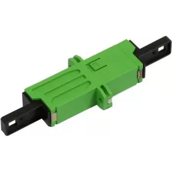 SYNERGY21 E-2000 APC Simplex Pigtail, Single-mode, 2m, PVC, Keramikas ferule, Zaļš savienotājs