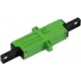 SYNERGY21 E-2000 APC Simplex Pigtail, Single-mode, 2m, PVC, Keramikas ferule, Zaļš savienotājs