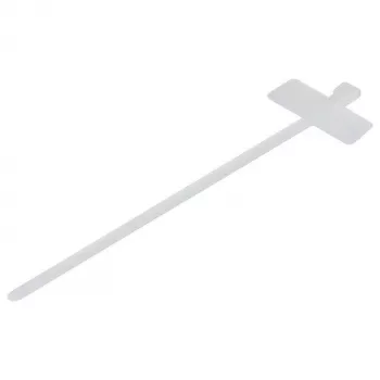 Synergy21 ALLNET 19zbh Kabeļu saites ar marķējuma laukumu, 100x2,5 mm, 100 iepakojumā, caurspīdīgas