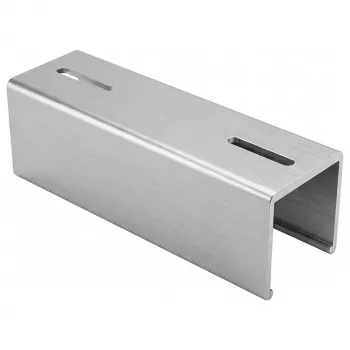 Synergy 21 ALU052 taisnais savienotājs LED U-profilam - Sudrabs
