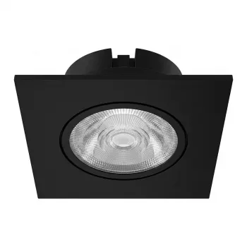 SYNERGY21 LED Iebūvējamie Griestu Prožektori Helios Melns - Kvadrātveida + Grozāms - Neitrāli Balts 4000K 5W 400lm
