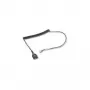 EPOS Sennheiser CSTD 01 Headset pagarinājuma kabelis - EasyDisconnect - 1 m (Melns)