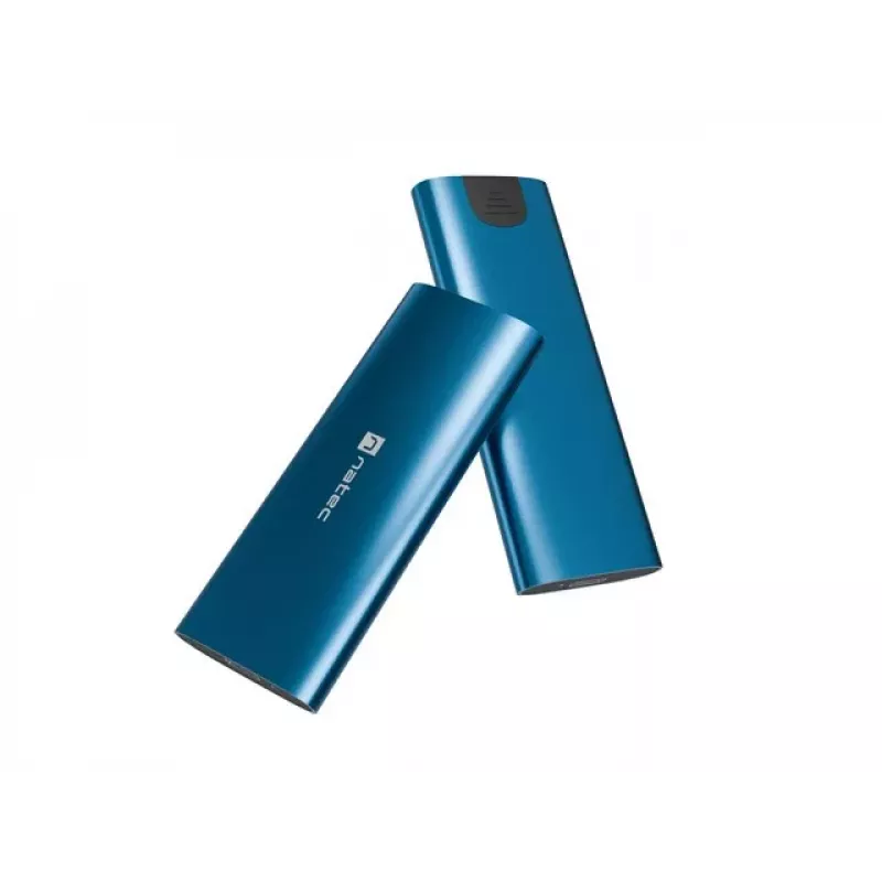 NATEC RHINO M.2 NVMe Lite ārējais SSD korpuss USB-C 3.2 Gen 2 Horizon Blue