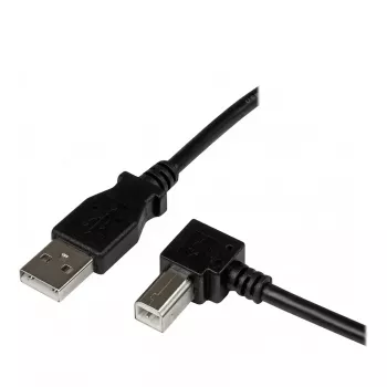EFB Premium USB 2.0 kabelis A - leņķveida B vīrietis-vīrietis 1,0 m melns