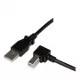 EFB Premium USB 2.0 kabelis A - leņķveida B vīrietis-vīrietis 1,0 m melns