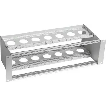 EFB Elektronik 19 inch 3U 84TE Subrack, 227mm dziļums, 1TE solis, dabīgs alumīnijs