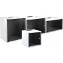 EFB Elektronik 19 inch 15U Sienas tīkla skapis Basic, dziļums 600 mm, viensekciju, plakanā iepakojumā, RAL 9010 (tīri balts)