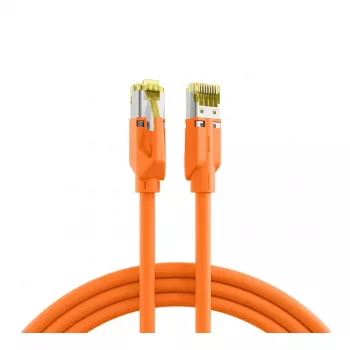 EFB RJ45 Patch Cable Cat.6A S/FTP LSZH Draka UC900 TM31 Orange 0,25m