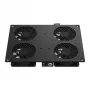 EFB-Elektronik Jumta Ventilatora Bloks 4 Ventilatori ar Termostatu PEL-LFD04ET.TS RAL9005 PEL Rack Statīviem
