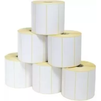 ARTDEV Termālās tiešās drukas etiķešu rullis 56 x 45 mm, 80 mm ruļļa diametrs, 12/25 mm serde, 600 etiķetes