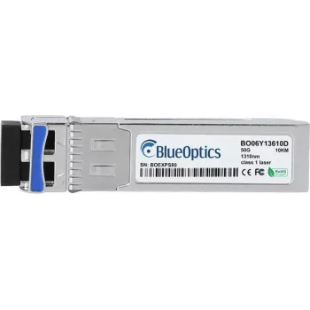 BlueOptics HPE Aruba S0V65A SFP56 raidītājs, LC Duplex, 50GBASE-LR, vienmoda šķiedra, 1310nm, 10 km, 0°C/+70°C, DDM