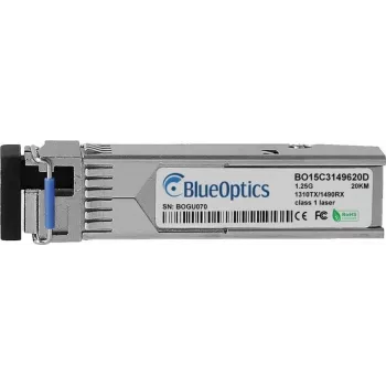 BlueOptics Lancom 60202 SFP raidītājs, LC-Simplex, 1000BASE-BX-U, vienmoda šķiedra, TX1310nm/RX1490nm, 10KM