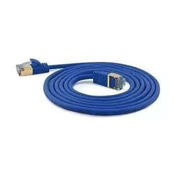 WANTEC Extra Thin CAT7 SSTP Patch Cable - 10 m - Cat7 - S/FTP (S-STP) - RJ-45 - RJ-45 - Blue