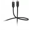 ShiverPeaks Flexline FL31-77155 Thunderbolt 4 kabelis - USB-C vīrietis uz USB-C vīrietis - 1,5 m - Melns - Apzeltīts - 40 Gbit/s