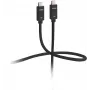 ShiverPeaks Flexline FL31-77155 Thunderbolt 4 kabelis - USB-C vīrietis uz USB-C vīrietis - 1,5 m - Melns - Apzeltīts - 40 Gbit/s