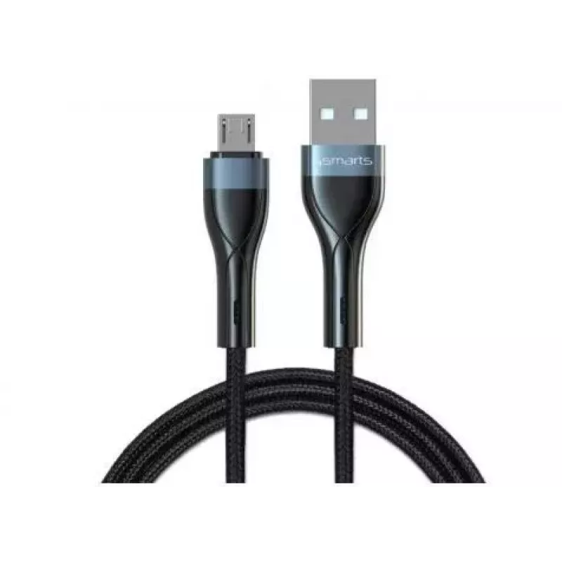 4SMARTS USB-A uz Micro USB kabelis PremiumCord 10W 1m, Melns