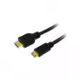 LogiLink High Speed with Ethernet HDMI to Mini HDMI kabelis 1m Melns