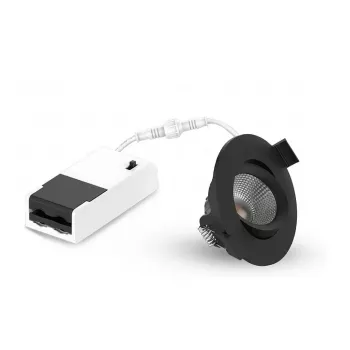LEUCHTEK GMBH SPR-6W-XWB LED Iebūvējamais prožektors, IP44, alumīnijs, grozāms, izvēlama gaismas krāsa (3000K/4000K/6000K), 6W